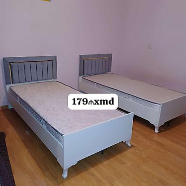ortopedik yastıq: Tək nəfərlik çarpayı - Rəng: ağ gövdə, boz yumşaq başlıq (dikey — 1