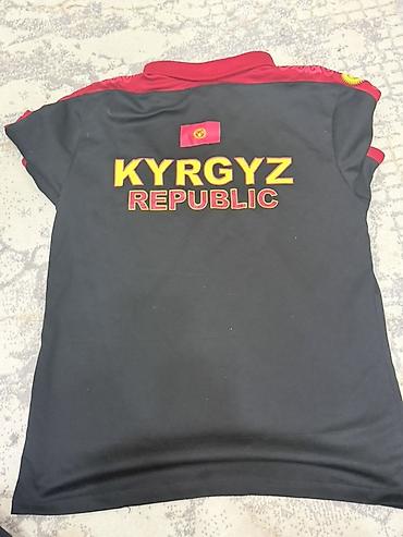 футболки с принтами бишкек: Поло «Kyrgyz Republic» с нашивками - Цвет: чёрный с бордовыми — 2