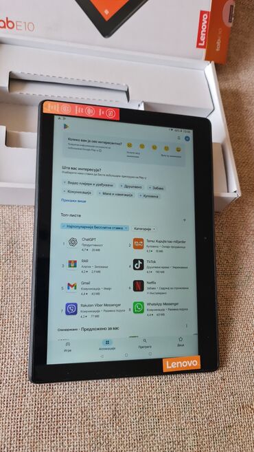 Tableti: Lenovo Tab E10 – Android tablet - Ekran: 10,1 inča IPS HD (na — 7