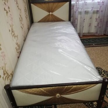 Sifarişlə çarpayılar: Birnəfərlik, Bazasız, Ödənişli matras, Siyirməsiz, Ukrayna, Metal — 16