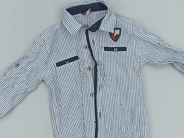 Shirts: Shirt 2-3 years, condition - Good, pattern - Striped, color - Blue