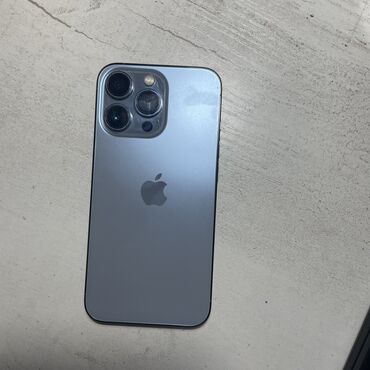 айфон 13 про макс бу цена в бишкеке: IPhone 13 Pro, Колдонулган, 128 ГБ, Blue Titanium, Коргоочу айнек, Каптама, 84 %