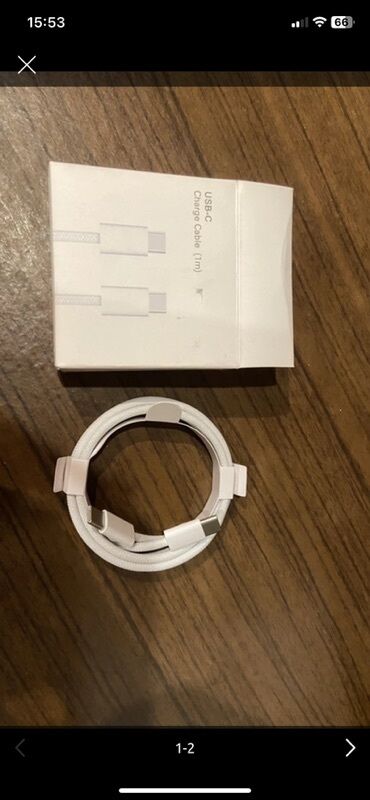 Кабель Apple, Type C (USB-C), Новый