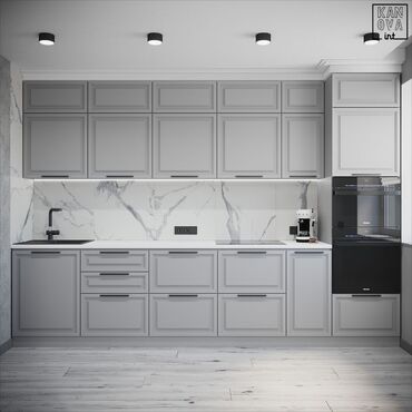 Sifarişlə mətbəx mebeli: Sifarişlə mətbəx dəsti, Özü çəkən petlələr, Mat laminat, Kredit var, Rayonlara çatdırılma, Pulsuz çatdırılma — 16