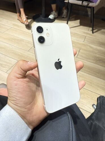 айфон 12 мини в рассрочку: IPhone 12, Колдонулган, 64 ГБ, Ак, Коргоочу айнек, Каптама, Кабель, 76 %