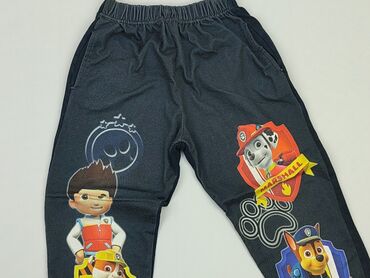 spodnie dresowe dla szczupłego chłopca: Spodnie dresowe, 4-5 lat, 110, stan - Dobry