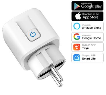 электро провот: Умная WiFi розетка 20А со счетчиком электроэнергии Tuya Smart, Розетка