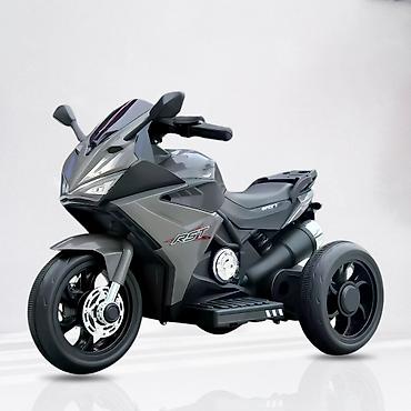 pletene papuce: Dečiji motor na akumulator na 3 točka (6V) – SM-25002S-290, sivi — 1