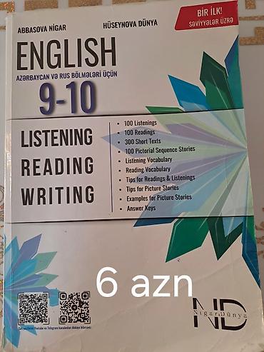 Məhsul: “English 9-10 – Listening, Reading, Writing” (Abbasova Nigar