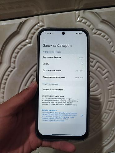 модем сайма: Redmi, Redmi Note 16, Колдонулган, 128 ГБ, түсү - Кара, 1 SIM, 2 SIM — 3