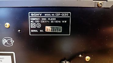 Audio: Sony firması 5-disk oxudan pleer. Əyla kosmetik vəziyyətdə Əyla — 6
