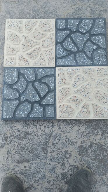 Beton plitələr: Məhsul: Kafel/daş döşəmə plitələri (mozaik daş çınqıllı dizayn) - — 10