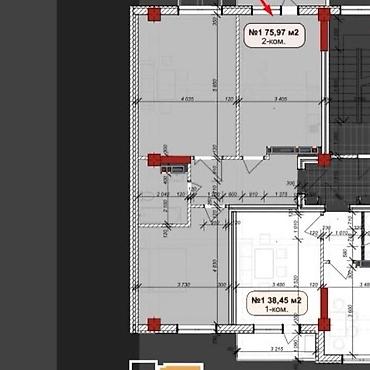 Продажа квартир: 2 комнаты, 66 м², Джал-15 Элитка, 5 этаж, ПСО (под самоотделку) — 6