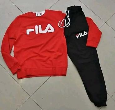 duks north face: Muški trenerka komplet – Fila stil - Dva dela: dukserica dugih rukava — 3