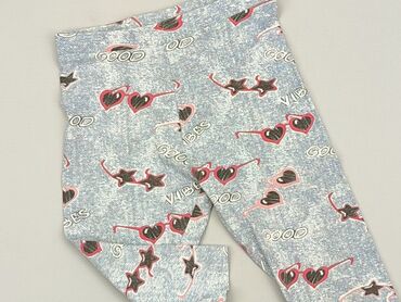 koszula jeansowa dziewczynka: 3/4 Children's pants Zara, 5-6 years, condition - Very good