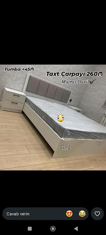 Məhsul: Yataq otağı mebelləri və kamodlar - Taxt çarpayı – 260₼ • lalafo.az -da Məhsul: Yataq otağı mebelləri və kamodlar - Taxt çarpayı – 260₼ •