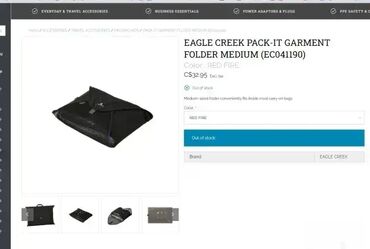 Putni koferi i torbe: *** AKCIJA *** #0904 FOLDER ZA GARDEROBU Eagle Creek Pack-It Folder; — 9