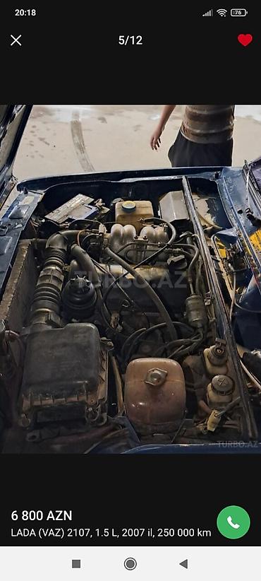 2107 baqaj: VAZ (LADA) 2107: 1.5 l | 2007 il 250000 km Sedan — 4