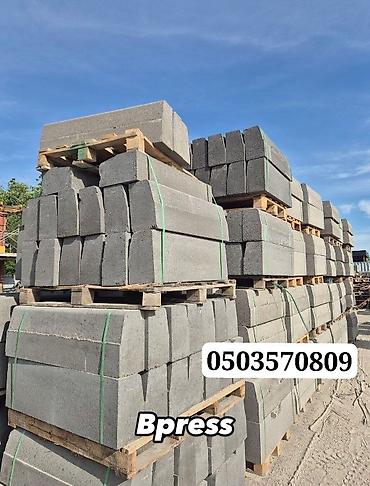 Дорожные бордюры: Дорожный бордюр, Прессованный, ЖБИ (Железобетонный), Новый — 9