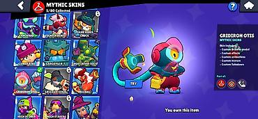 max kinder: Brawl Stars hesabı – geniş skin kataloqu - Nadir: 69/104 toplanıb — 5