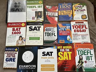 Спорт и хобби: SAT, TOEFL, IELTS, GRE və İngilis dili üzrə geniş hazırlıq kitabları — 1