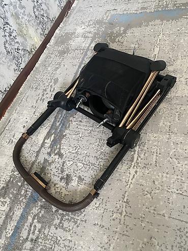 foo foo: Коляска прогулочная Cybex Balios (серия Gold), цвет Black с шасси Rose — 7