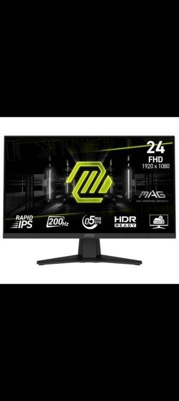 msi b450: MSI Gaming MAG 244F Monitor 1 həftədi alınıb istifadə olunmayıb