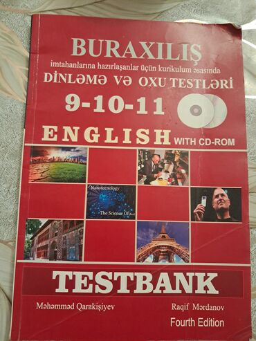 Kitablar, jurnallar, CD, DVD: Listenin ve speaking testbanki 3manata satiram