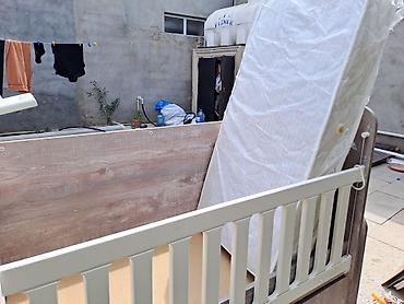 bar mebeli: Oğlan və qız üçün, İşlənmiş, Çarpayı, Matras ilə, Siyirməli — 2