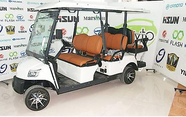 motolar: Qolf kar dg-m4+2 (altıyerli) 6-seater elektrik golf cart sizin qolf — 2