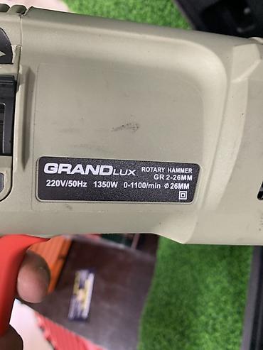 Перфораторы: Перфоратор GRANDlux Rotary Hammer GR 2-26MM в кейсе. Сетевой — 3