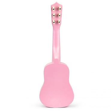 tech komplet: Drvena gitara za decu sa metalnim žicama – pink (ECO TOYS) Šifra: FO18 — 3
