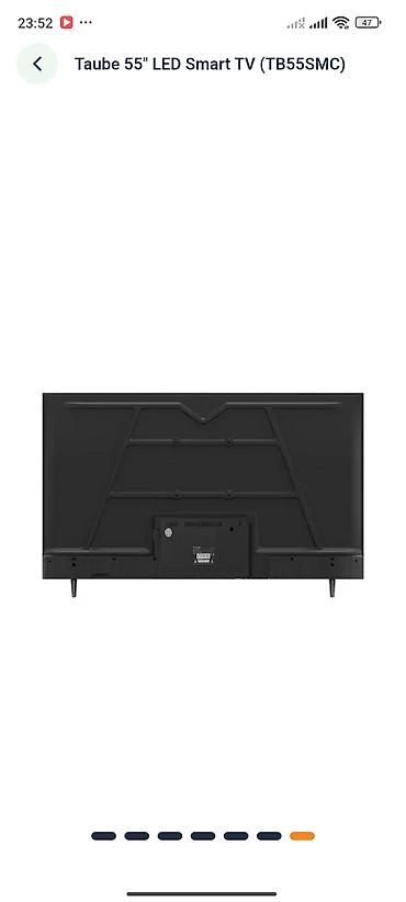 televizor ekran ölçüləri: Taube 55" LED Smart TV (TB55SMC) - 55 düym geniş ekran, nazik çərçivə — 4
