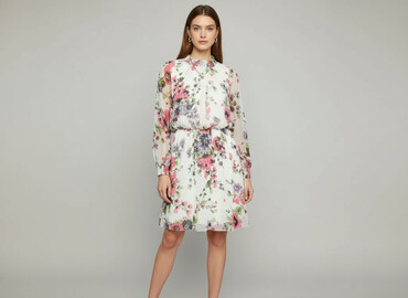 sukienki eleganckie plus size: Sukienka damska, rozmiar S