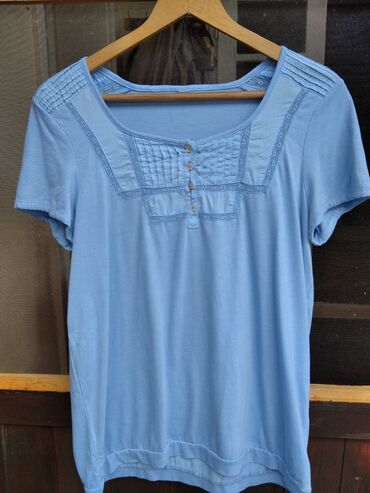majice na veliko novi pazar: L (EU 40), Cotton, color - Light blue
