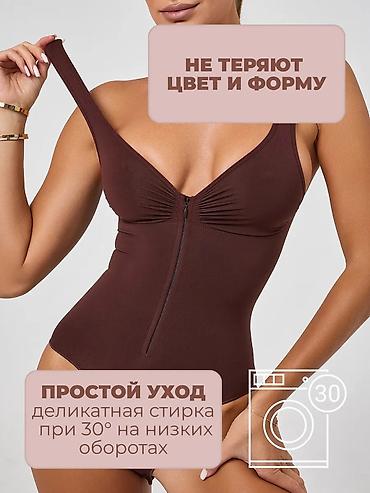 lining брюки: Утягивающие Боди скимс с молнией оригинал Бежевый чёрный коричневый — 9