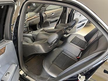 mercedes şəkilləri: Mercedes‑Benz E‑Class sedan (W212), qara rəng. Xarici: - AMG üslublu — 7