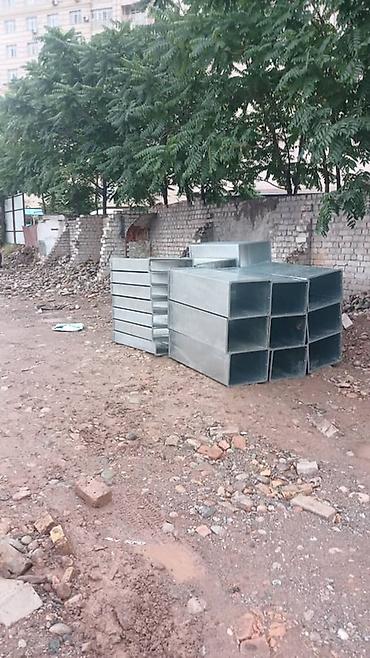 просечно вытяжной лист: Воздуховоды прямоугольного сечения из оцинкованной стали. - Тип — 1