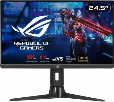 Monitorlar: ASUS ROG Strix XG259QN Gaming Monitor – 24.5 düym, 380Hz, 0.3ms, Full