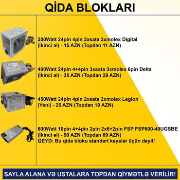 Qida blokları: Qida Blokları SAYLA ALANA VƏ USTALARA TOPDAN QİYMƏTLƏ VERİLİR! — 2