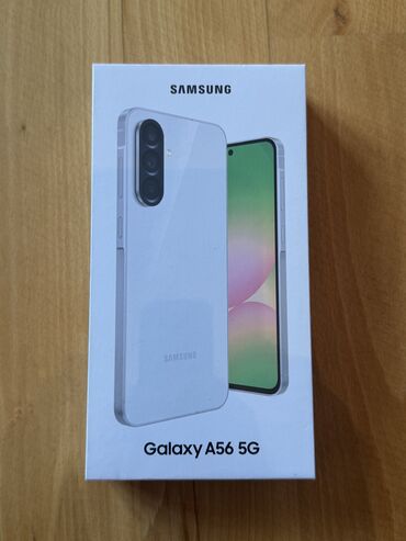 z fold 4: Samsung Galaxy A56, 256 GB, rəng - Ağ, Zəmanət