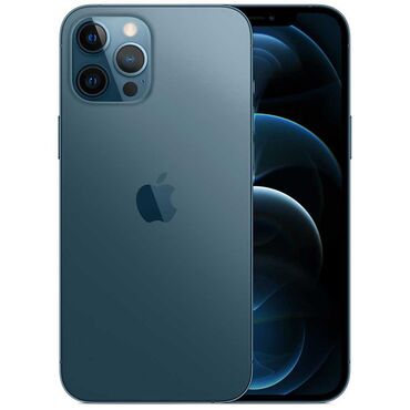 IPhone 12 Pro Max, Б/у, 256 ГБ, Синий, Коробка, 85 %