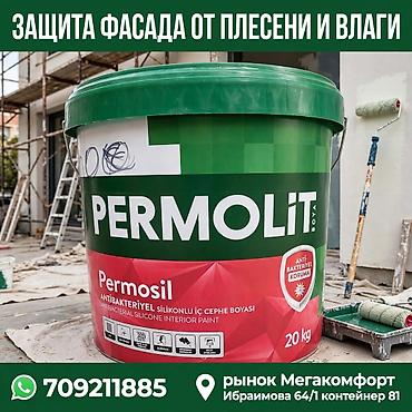 Краска Permolit Permosil для защиты фасада от плесени и влаги