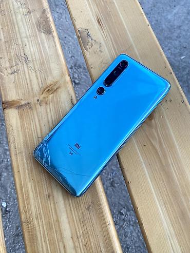 mi pen: Xiaomi, Mi 10 5G, Б/у, 256 ГБ, цвет - Голубой, 2 SIM — 1