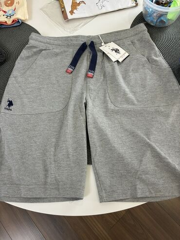 соль грязь для ванны: Мужские шорты, U.S. Polo Assn, L (EU 40), цвет - Серый