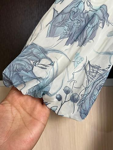 платье на вечер: Вечернее платье, Пышное, Длинная модель, Шифон, С рукавами, Камни, M — 6