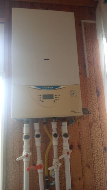 otaq qaplsl: Qaz kombi və radiator sistemi - Marka/model: Rossi divar tipi qaz