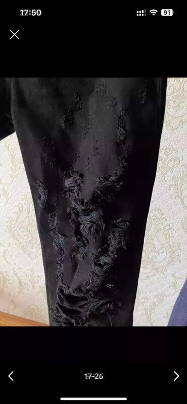 CD, DVD disklər və kassetlər: Zara, yırtıq detallı cins şalvar Dizlərdə və digər yerlərdə yırtıqlar — 7