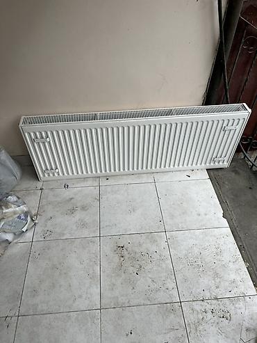 paneli: 2 ədəd Panel radiator – iki tərəfli konveksiya tipli, ağ rəng.140 sm — 2