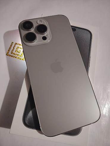 IPhone 16 Pro Max, Б/у, 1 ТБ, Серебристый, Коробка at lalafo.kg IPhone 16 Pro Max, Б/у, 1 ТБ, Серебристый, Коробка
